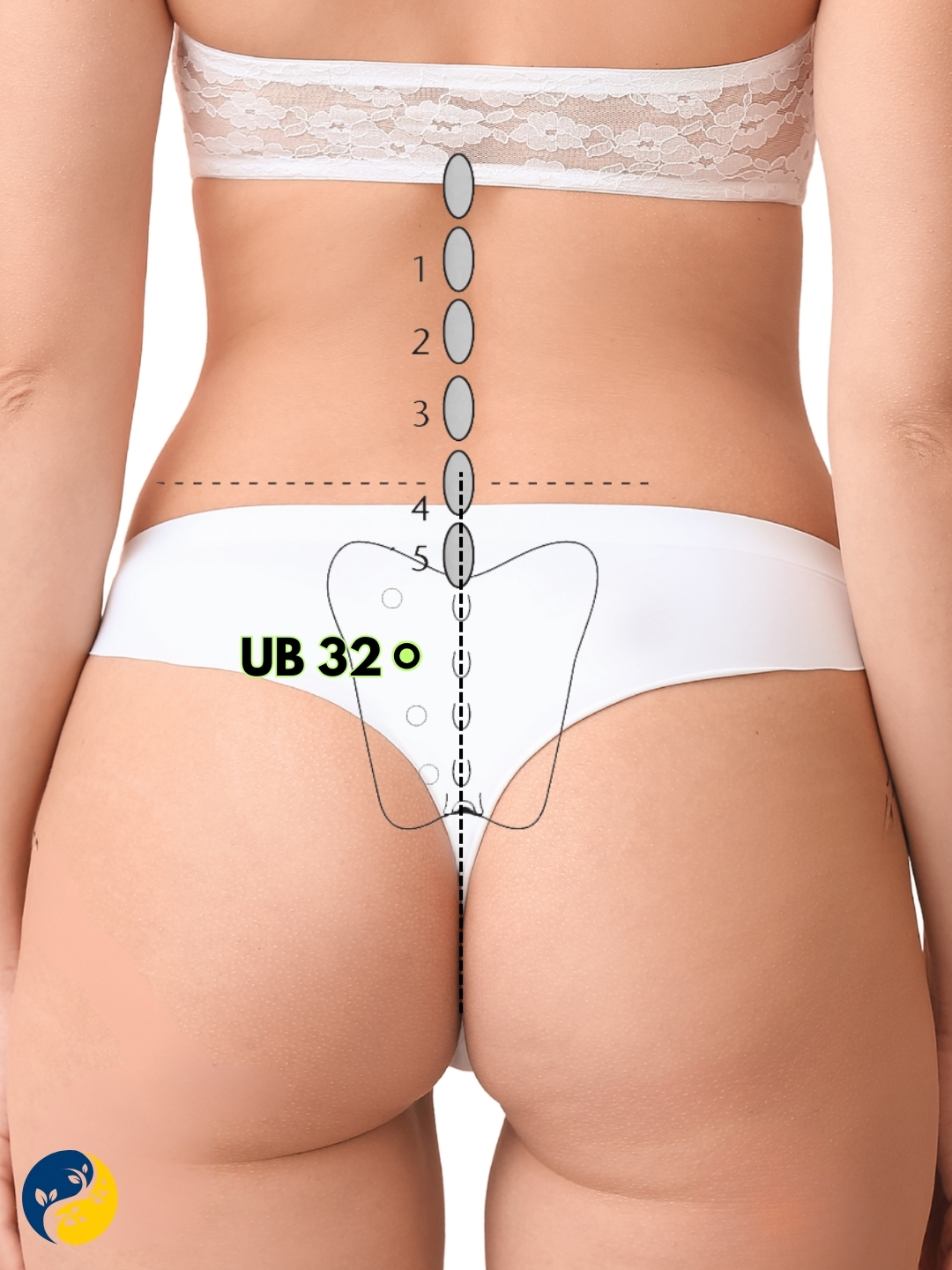 UB32 acupuncture point