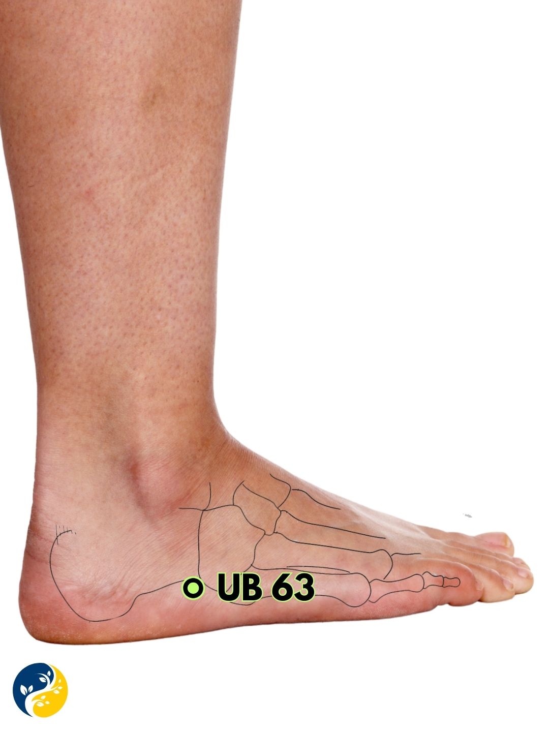UB63 acupuncture point